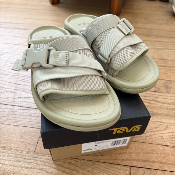 Teva Womens Hurricane Verge Slides in Euca - Picture 1 of 1